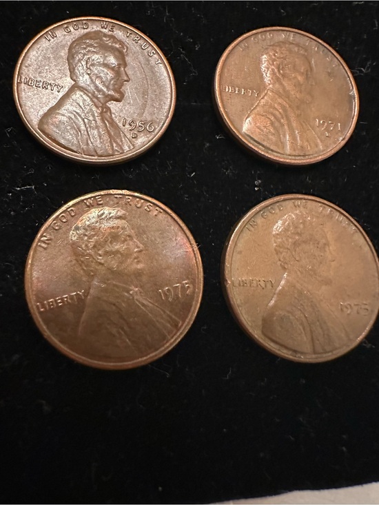 Us Mint Other - 4 wheat pennies